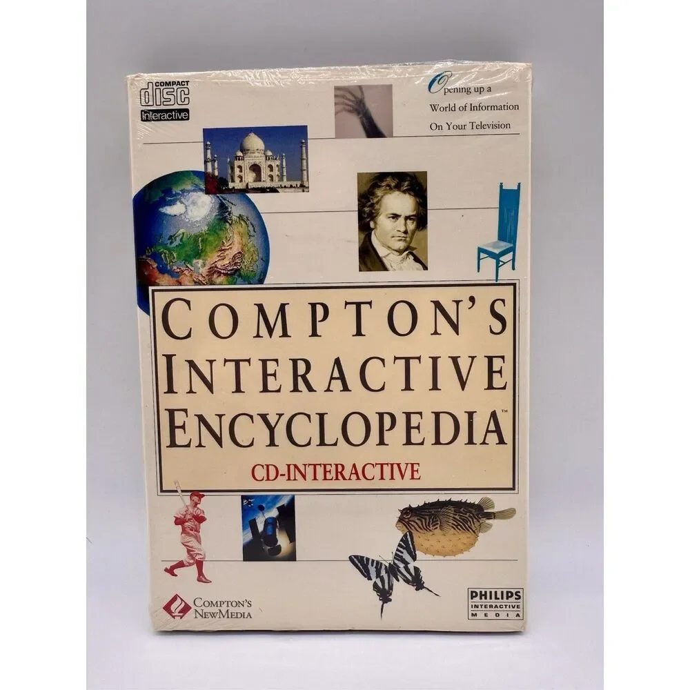 Compton's Interactive Encyclopedia Phillips CD-i‎ Long Box